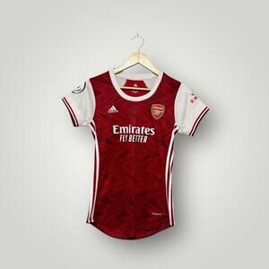 Adidas Arsenal Nicolas Pepe #19 Red Home Soccer Jersey Aeroready Sz S Women’s